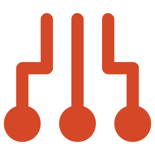 Network Icon in orange